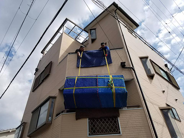 引っ越し作業風景